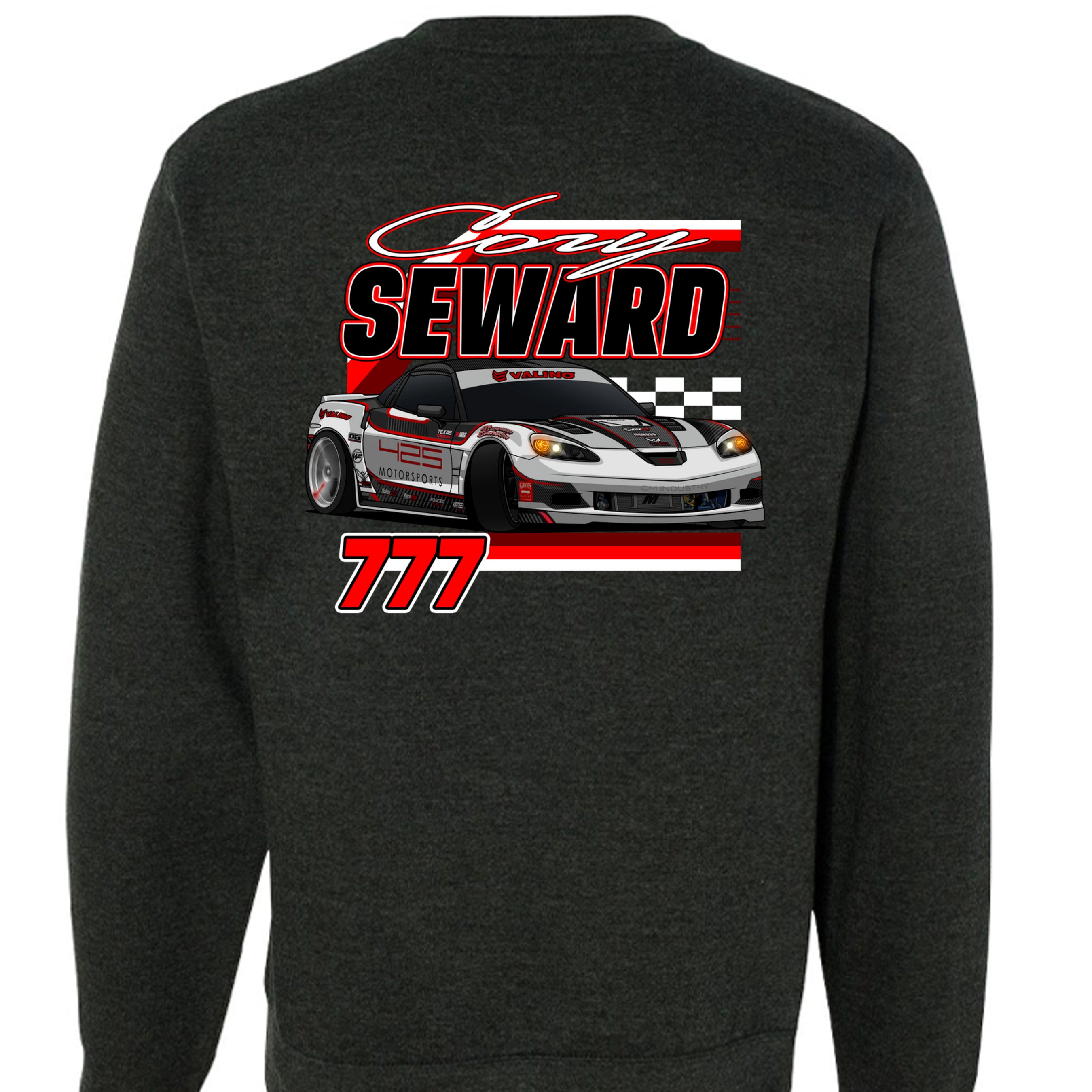 Charcoal Heather - SS3000 - BACK