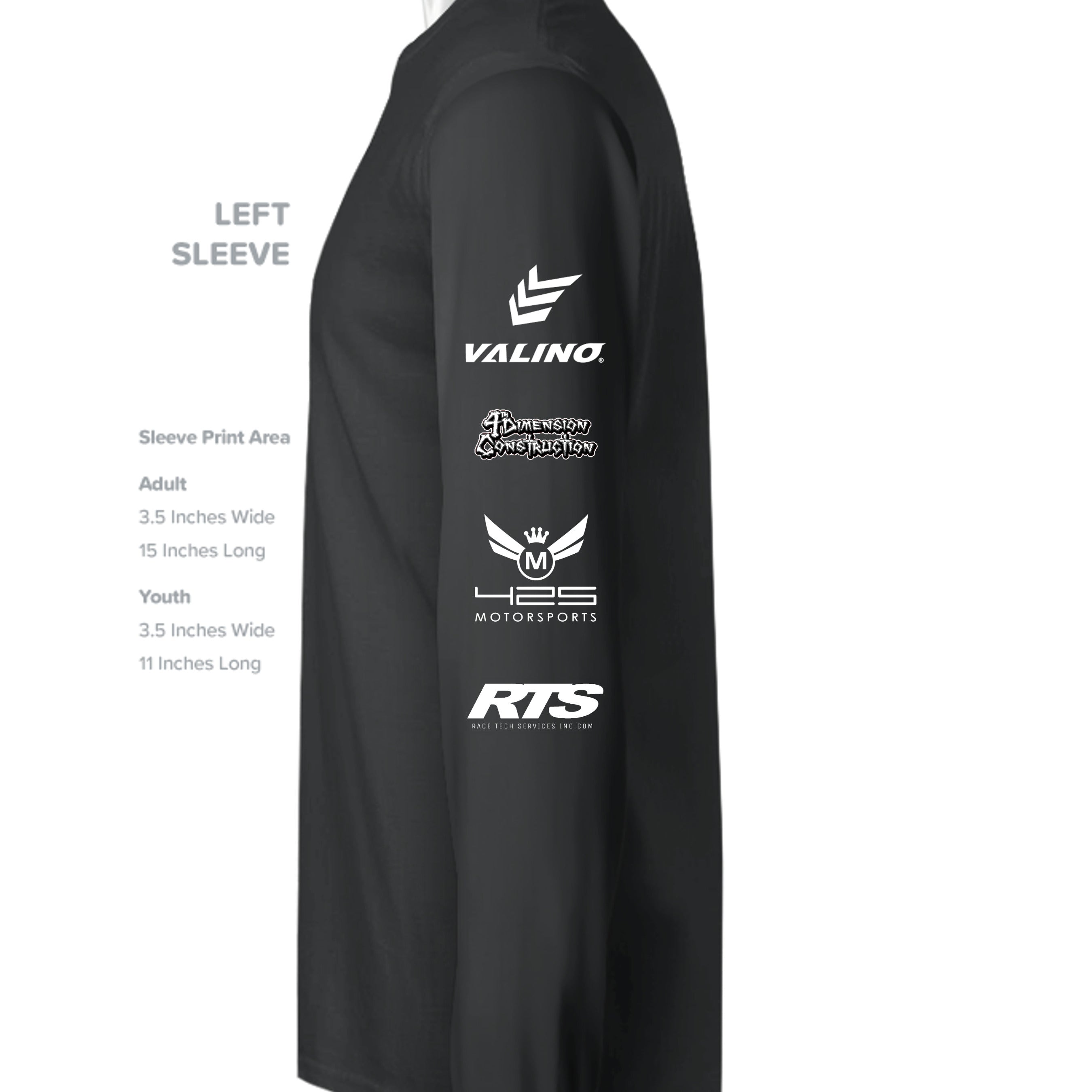 Black - SS3000 - SLEEVE_LEFT