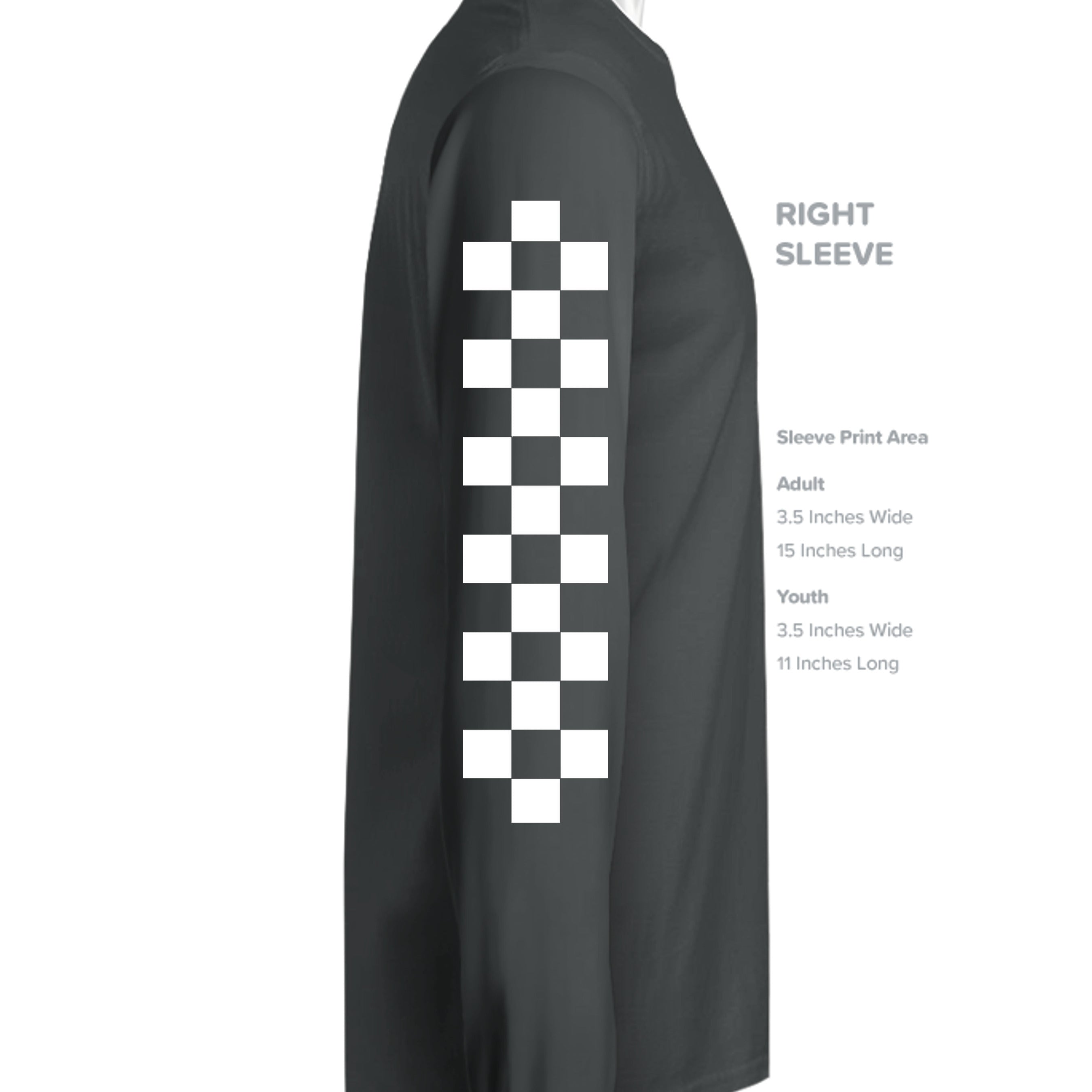 Charcoal Heather - SS3000 - SLEEVE_RIGHT